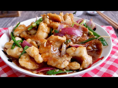 My Chef Dad’s 5-Star Fish Stir-Fry in Tau Cheong (Soybean) Sauce 豆酱炒鱼 Chinese Sliced Fish Recipe