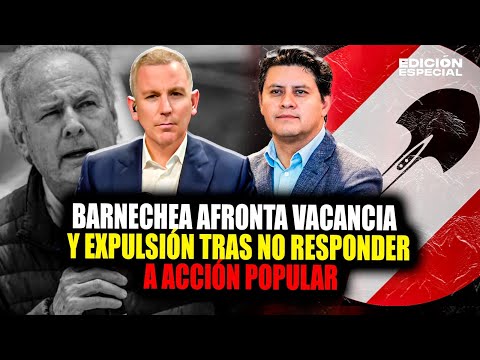 Presidente de ACCIÓN POPULAR denuncia fraude y confirma que BARNECHEA fue vacado.