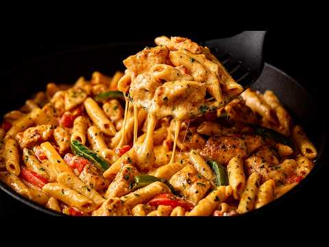 STOP Making Boring Pasta | Saucy Chicken Fajita Version Is NEXT LEVEL 🔥
