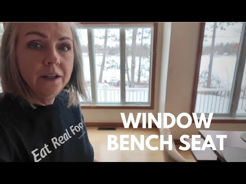 Adding A Window Bench, Taking Down Christmas Decor