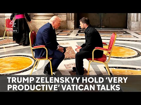 Trump criticises Putin after Zelenskyy meeting at Vatican