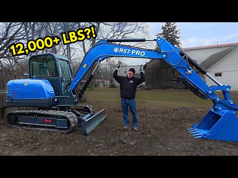 This “Mini” Excavator Weighs 12,000+ lbs… Rippa R57 Walk-Around & Review