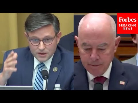 'I'm Out Of Words To Describe How Frustrated We Are With You!': Mike Johnson Blows Up At Mayorkas