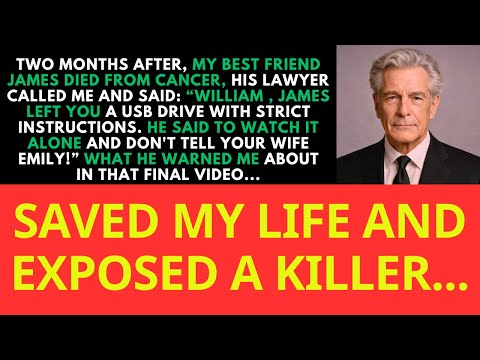 Two months after my best friend died, his lawyer gave me a usb drive: James said your wife and..."
