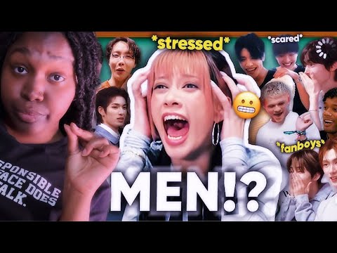 katseye (AND KIANA) being *so done* with MEN (awkward interactions w/ male IDOLS) 🙄💅🏽REACTION