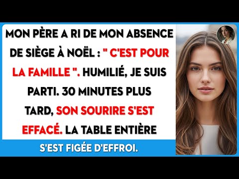 Mon père m'a refusé une place au dîner de Noël, n'étant pas de la famille. J'ai tout gâché.