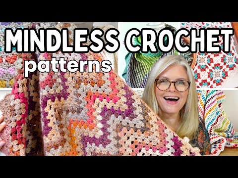 10 [MORE] MINDLESS CROCHET Projects When Your BRAIN Needs a BREAK