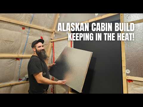 Off Grid Cabin Build | Making Our A-Frame More Efficient