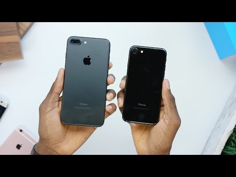 iPhone 7 Unboxing: Jet Black vs Matte Black!