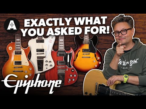 What We've All Been Waiting For! - NEW Epiphone 'Inspired By Gibson Custom' Guitars!