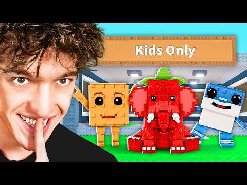 I Snuck Into KIDS ONLY SERVER in Steal A Brainrot!