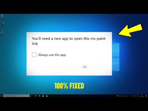 Fix You'll need a new app to open this ms-paint link in Windows 10 | How To Solve Can't Open Photos