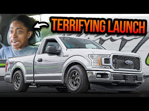 4WD F150 TERRIFIES Passenger! 9000RPM FFRE Coyote Truck (3.4s 60-130mph)
