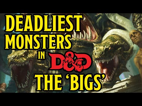 Deadliest Monsters in Dungeons and Dragons 5e by CR - Part Two