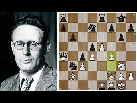 Михаил Ботвинник ЖЕРТВУЕТ Капабланке ДВЕ фигуры! Легендарная партия! Шахматы.