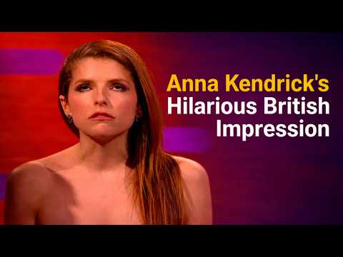 Anna Kendrick’s HILARIOUS British Accent Had Everyone Crying 😂 | Unexpected Talk Show Moment