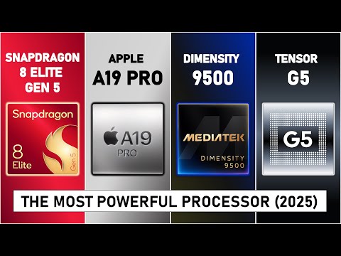 Snapdragon 8 Elite Gen 5 vs Apple A19 Pro vs Mediatek Dimensity 9500 vs Google Tensor G5