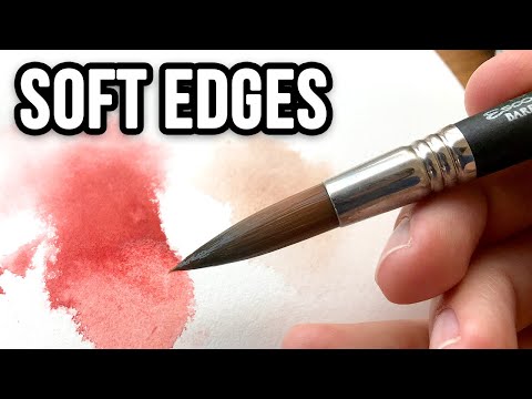 2 Ways for Watercolor SOFT Edges & Bonus Technique