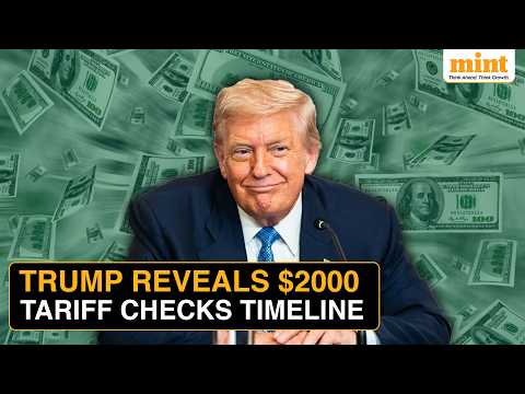 'Not On Christmas...', Trump Reveals $2,000 Tariff Dividend Checks Timeline |  Details