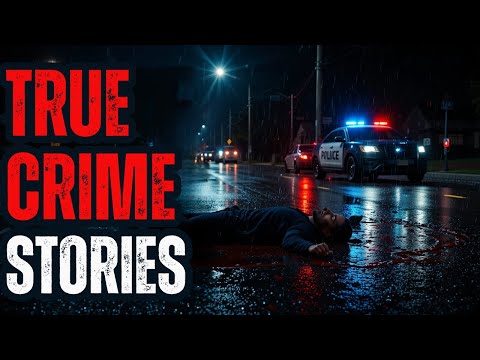 5 Disturbing True Crime Stories For Sleep With Rain Sound | Black Screen | Vol. 156
