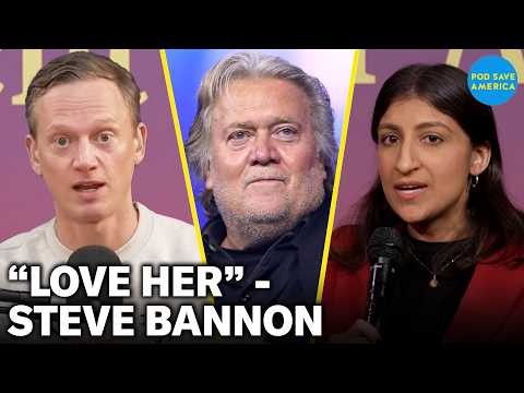 Lina Khan on Why Steve Bannon Loves Her Work At The FTC, Trump's Economy & Helping Mamdani Succeed
