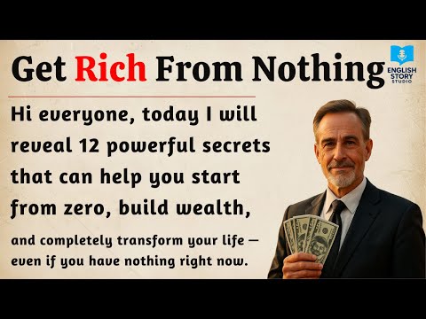 How To ACTUALLY Get Rich From Nothing | Learn English Through Story  | Graded Reader