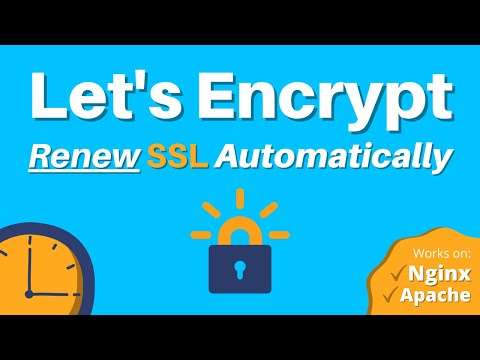How To Renew Your Let's Encrypt SSL Certificate AUTOMATICALLY (with crontab)