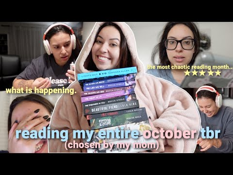 i read my entire october tbr chosen by my mom 📖🌟nonspoiler reading vlog!!