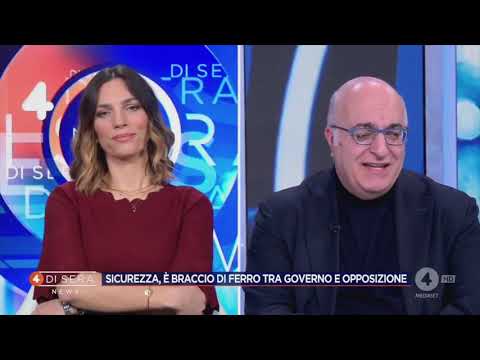 Vittoria Baldino guest on "4 di Sera" Rete4 12/19/2025