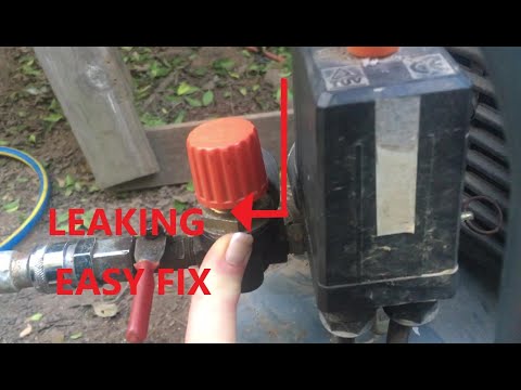 How to fix Leak on an Air Compressor  (Pressure Regulator) BR77