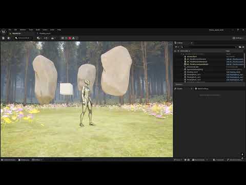 Creating a floating mesh animation inside Unreal Engine 5