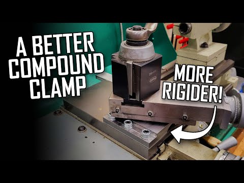 A Better Compound Clamp for the Grizzly Lathe - G0602
