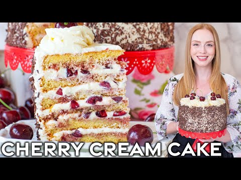 Creamy Cherry Cake Recipe