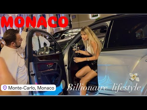 MONACO BILLIONAIRE LIFESTYLE 💸COMPILATION LADY NIGHTLIFE🔥#monaco #billionaires #supercars 
