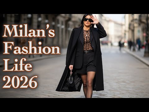 🇮🇹 Refined Milan Street Fashion 2026: The Culture of Good Taste & Stunning Winter Looks 🚀