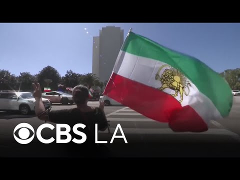 Demonstrators take to streets of Los Angeles after U.S. and Israeli airstrikes on Iran