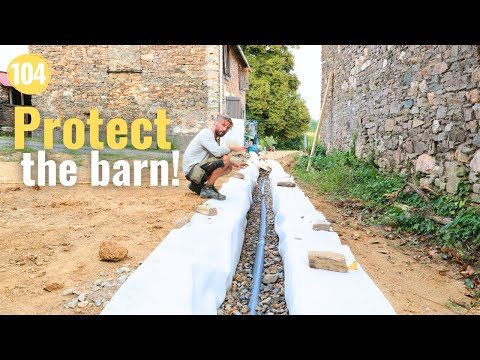 Final DIY French Drain Installed Step by Step! | Farm Renovation in Southern France #104