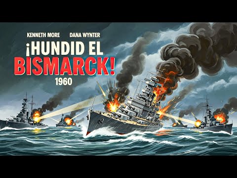 ¡Hundid el Bismarck! | Película De Guerra Doblada Al Español De Kenneth More