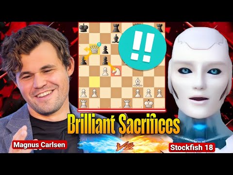 Stockfish 18 (4060 Elo) Played a PERFECT CHESS GAME Against Magnus Carlsen | Stockfish Vs Magnus