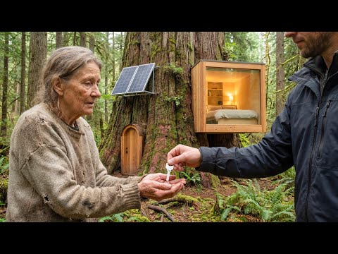 Building a House in the Forest (ASMR) – This Man Saved an Old Woman’s Life by Building a Modern Home