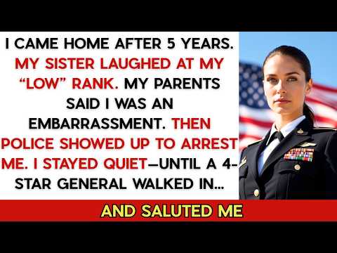 My Sister mocked my "lowly" rank—Until a 4-Star General bowed: "Welcome back, Commander."