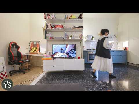 Graphic Designers' Retro-Modern Compact Apartment, Milan 60sqm/645sqft