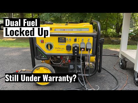 Champion Generator Engine Locked Up After 1 Year - Fixed