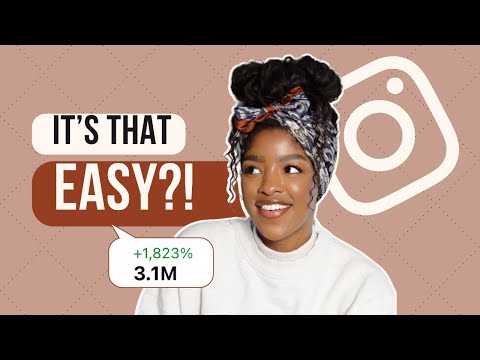 Growing on Instagram doesn't have to be hard.....