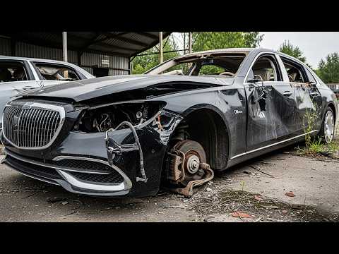 Mercedes Maybach S680 Accident Repair & Restoration | Full Luxury Car Rebuild Transformation