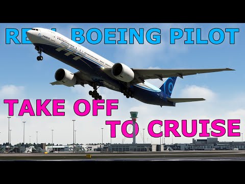 PMDG 777 Tutorial: Takeoff to Cruise with a Real 777 Rated Pilot! MSFS
