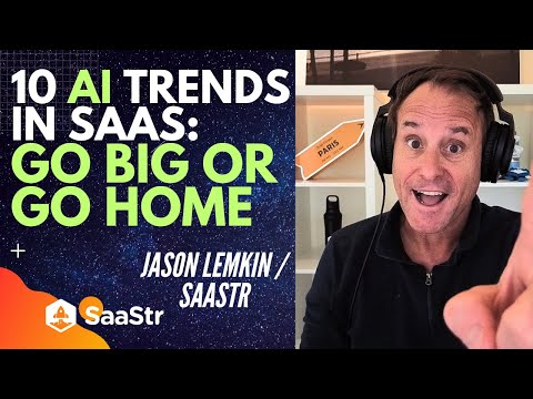 10 AI Trends in SaaS Right Now with SaaStr CEO Jason Lemkin on LIVE SaaStr Workshop Wednesday