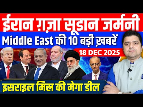 Iran Gaza Yemen Sudan Israel Uae Germany Middle East की Hindi News | Azad Bol India | Adil Khan Azad