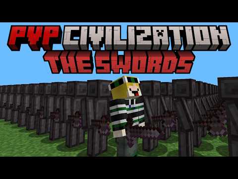 Minecraft but I join the ENEMY of PVP CIVILIZATION