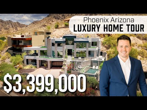 TOURING A $3.39M Phoenix Luxury Home | Arizona Luxury Home Tour | 7147 N 23rd Pl | Robert Godridge